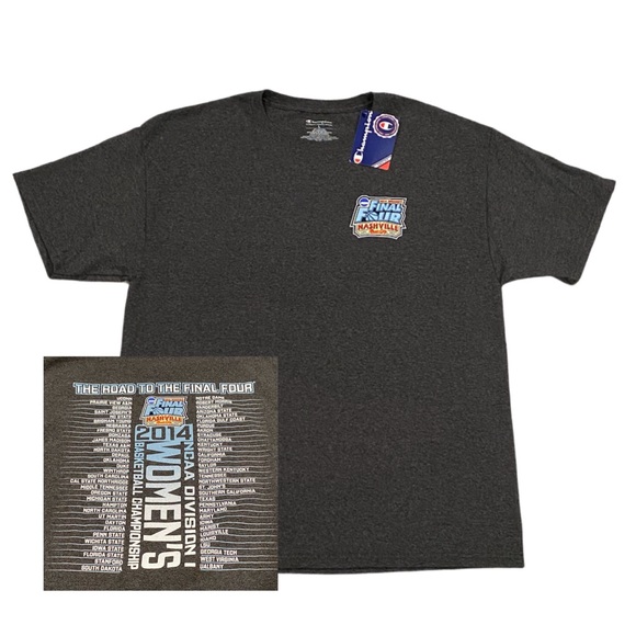 Champion Other - New NCAA Final Four 2014 Shirt Men’s Size L Women’s College Basketball Tee NWT